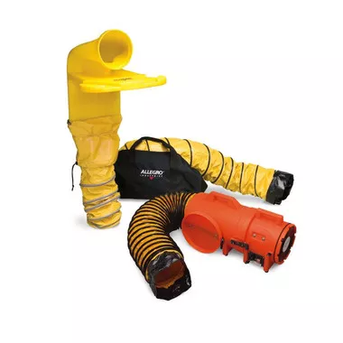 Allegro 9520-33M 8" AC Plastic Blower System with 8" MVP 9533 Blower | 1/3 HP | 115V-230V AC