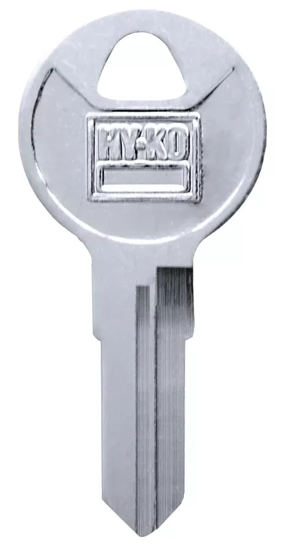 Bau3 Double Sided Key Blank For Bauer Locks, Nickel-plated Brass, Model 11010bau3, 50 Units