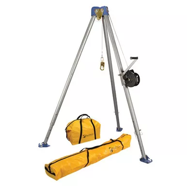 FallTech 11ft Confined Space Tripod Kit w/ 7298 Winch